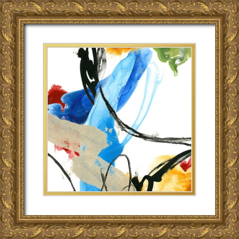 Formulation II Gold Ornate Wood Framed Art Print with Double Matting by Vess, June Erica