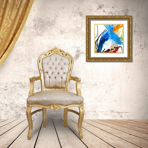 Formulation III Gold Ornate Wood Framed Art Print with Double Matting by Vess, June Erica