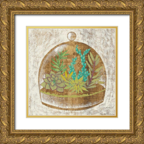 Glass Garden I Gold Ornate Wood Framed Art Print with Double Matting by Zarris, Chariklia