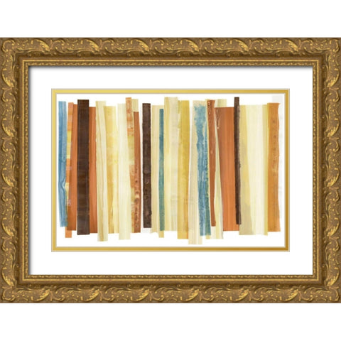 Evanescence 5 Gold Ornate Wood Framed Art Print with Double Matting by Dag, Inc.