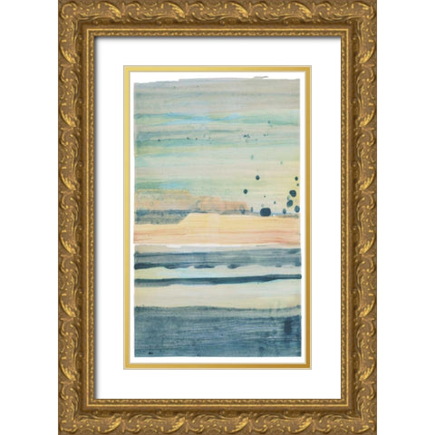 Evanescence 23 Gold Ornate Wood Framed Art Print with Double Matting by Dag, Inc.