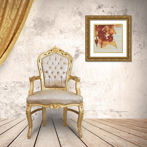 Evanescence 28 Gold Ornate Wood Framed Art Print with Double Matting by Dag, Inc.