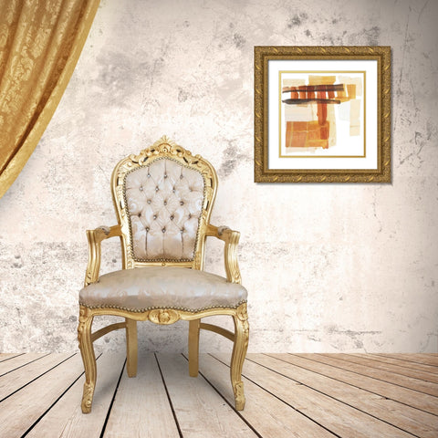 Evanescence 29 Gold Ornate Wood Framed Art Print with Double Matting by Dag, Inc.