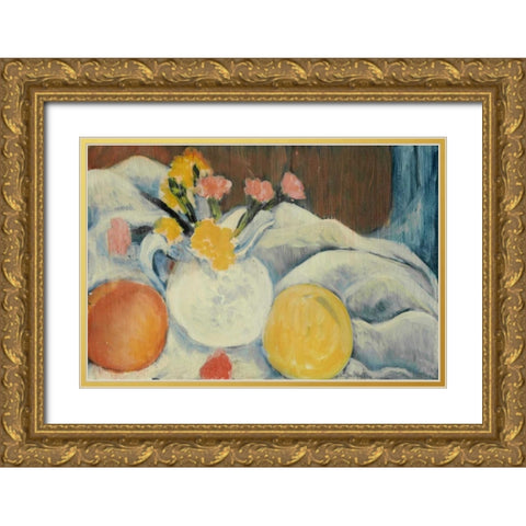 Seasons 1 Gold Ornate Wood Framed Art Print with Double Matting by Dag, Inc.