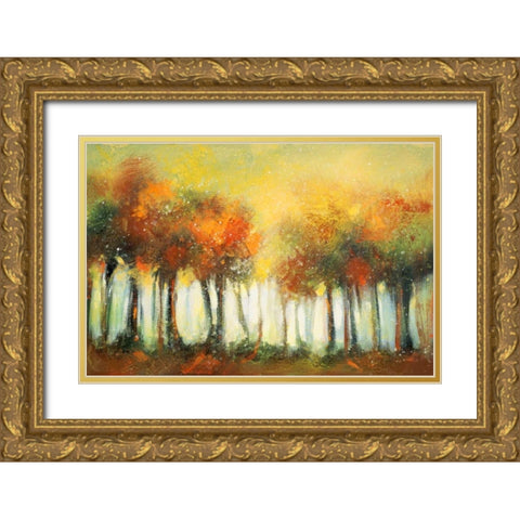 Hinterland 6 Gold Ornate Wood Framed Art Print with Double Matting by Dag, Inc.