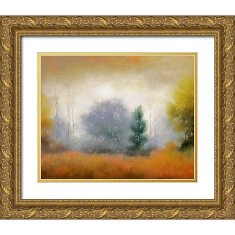 Hinterland 11 Gold Ornate Wood Framed Art Print with Double Matting by Dag, Inc.