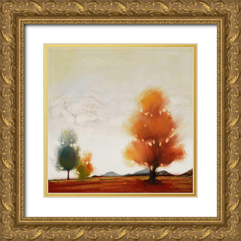 Hinterland 12 Gold Ornate Wood Framed Art Print with Double Matting by Dag, Inc.