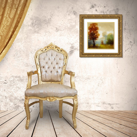 Hinterland 15 Gold Ornate Wood Framed Art Print with Double Matting by Dag, Inc.