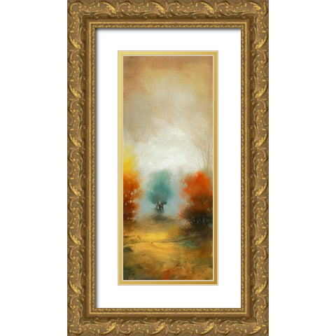 Hinterland 32 Gold Ornate Wood Framed Art Print with Double Matting by Dag, Inc.