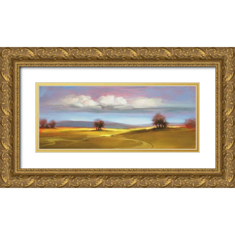Landscape 106 Gold Ornate Wood Framed Art Print with Double Matting by Dag, Inc.