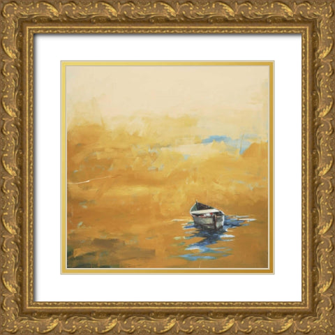Set Sail 2 Gold Ornate Wood Framed Art Print with Double Matting by Dag, Inc.
