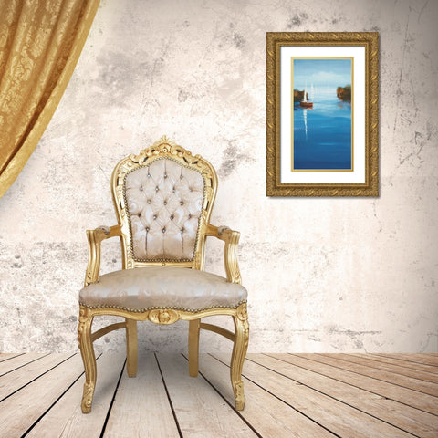 Set Sail 10 Gold Ornate Wood Framed Art Print with Double Matting by Dag, Inc.