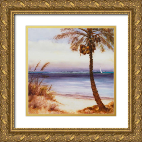 Set Sail 14 Gold Ornate Wood Framed Art Print with Double Matting by Dag, Inc.