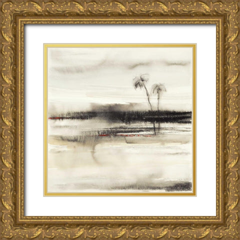 Solstice 3 Gold Ornate Wood Framed Art Print with Double Matting by Dag, Inc.