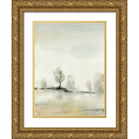 Solstice 7 Gold Ornate Wood Framed Art Print with Double Matting by Dag, Inc.