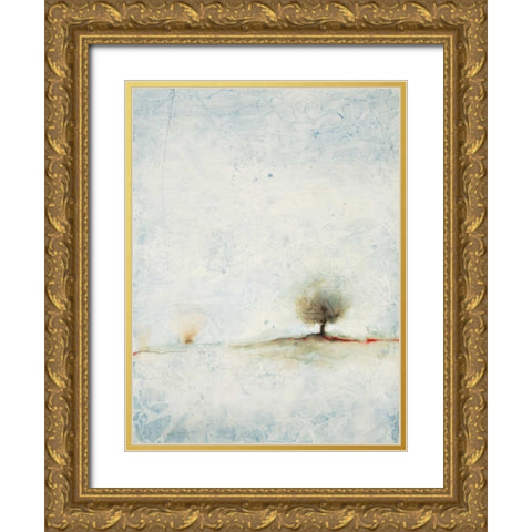 Tunnelscape 21 Gold Ornate Wood Framed Art Print with Double Matting by Dag, Inc.