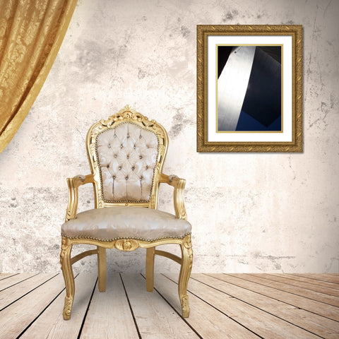 Ode to Gehry 52 Gold Ornate Wood Framed Art Print with Double Matting by Dag, Inc.