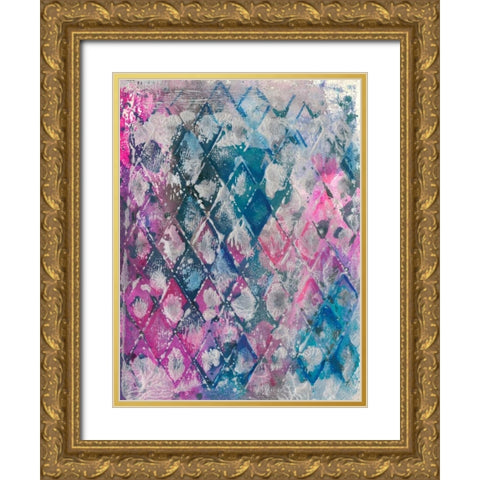 Wired For Spring II Gold Ornate Wood Framed Art Print with Double Matting by Combs, Joyce