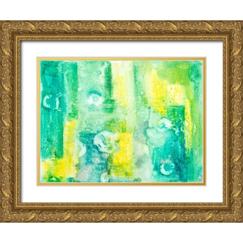 Oriental Antique I Gold Ornate Wood Framed Art Print with Double Matting by Combs, Joyce