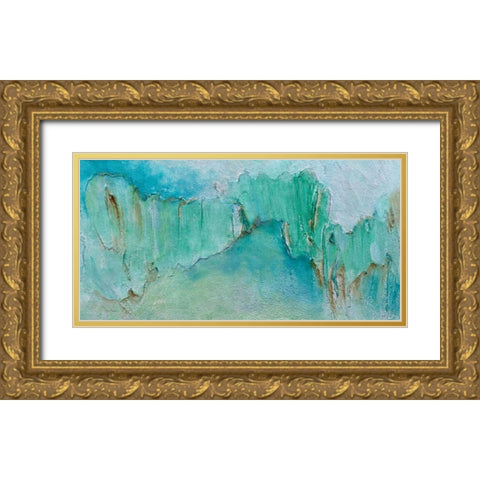 Break Through I Gold Ornate Wood Framed Art Print with Double Matting by Finch, Sheila