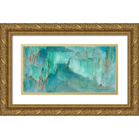 Break Through II Gold Ornate Wood Framed Art Print with Double Matting by Finch, Sheila