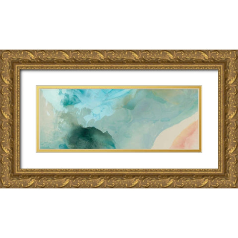 Aversion III Gold Ornate Wood Framed Art Print with Double Matting by Jasper, Sisa
