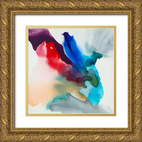Change II Gold Ornate Wood Framed Art Print with Double Matting by Jasper, Sisa