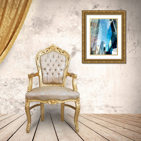 Dallas Architecture II Gold Ornate Wood Framed Art Print with Double Matting by Jasper, Sisa