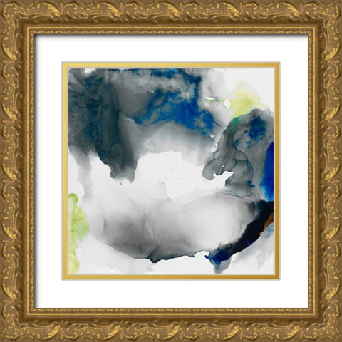 Ephemeral II Gold Ornate Wood Framed Art Print with Double Matting by Jasper, Sisa