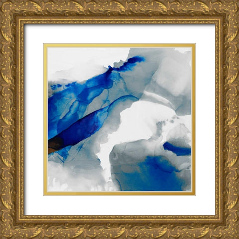 Ephemeral III Gold Ornate Wood Framed Art Print with Double Matting by Jasper, Sisa