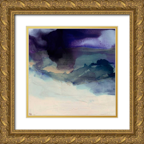 Purple Wunderlust I Gold Ornate Wood Framed Art Print with Double Matting by Jasper, Sisa