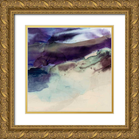 Purple Wunderlust II Gold Ornate Wood Framed Art Print with Double Matting by Jasper, Sisa