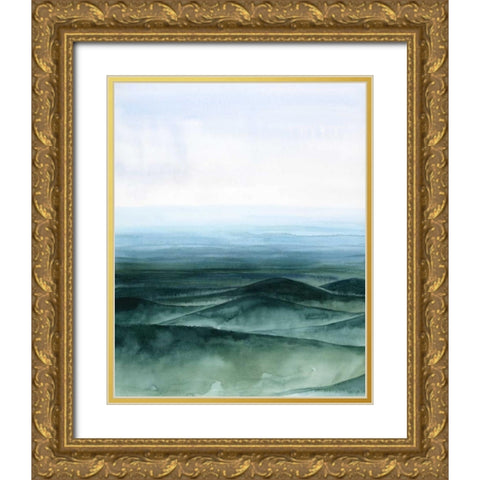 Plane View II Gold Ornate Wood Framed Art Print with Double Matting by Popp, Grace