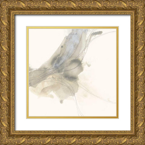 Vapor IV Gold Ornate Wood Framed Art Print with Double Matting by Vess, June Erica