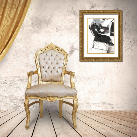 Topple II Gold Ornate Wood Framed Art Print with Double Matting by Harper, Ethan