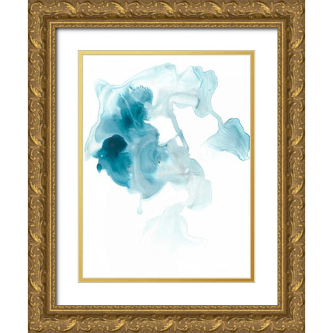 Thermae I Gold Ornate Wood Framed Art Print with Double Matting by Vess, June Erica
