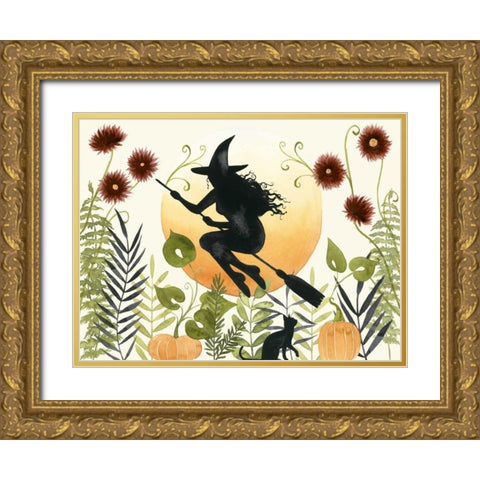 The Witchs Garden I Gold Ornate Wood Framed Art Print with Double Matting by Popp, Grace