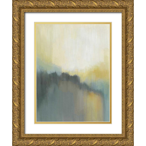 Early Morning Dew I Gold Ornate Wood Framed Art Print with Double Matting by Jerry, Alison