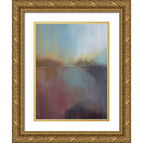 Canyon Mist I Gold Ornate Wood Framed Art Print with Double Matting by Jerry, Alison