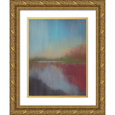 Canyon Mist II Gold Ornate Wood Framed Art Print with Double Matting by Jerry, Alison