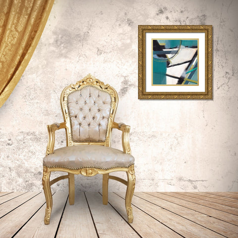 Deconstruction Gold Ornate Wood Framed Art Print with Double Matting by Jerry, Alison