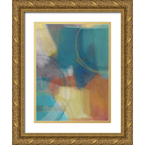 East Wind II Gold Ornate Wood Framed Art Print with Double Matting by Jerry, Alison