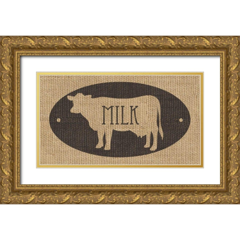 Farm Store IV Gold Ornate Wood Framed Art Print with Double Matting by Saunders, Alonzo