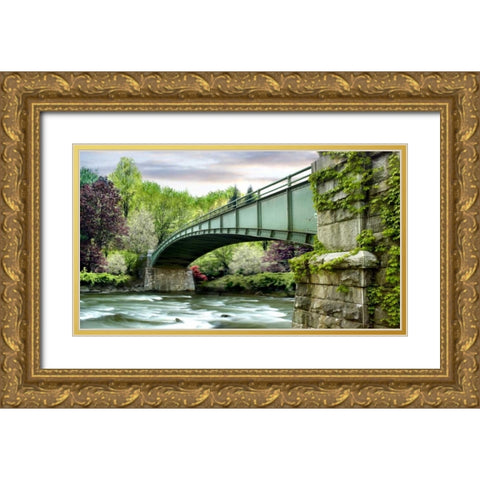 Farm and Country III Gold Ornate Wood Framed Art Print with Double Matting by McLoughlin, James