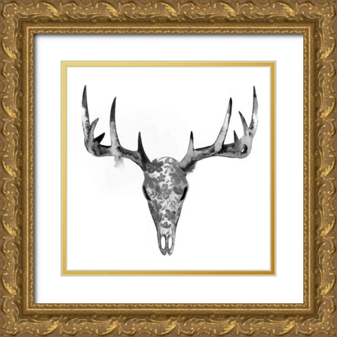 Botanic Mount I Gold Ornate Wood Framed Art Print with Double Matting by Popp, Grace