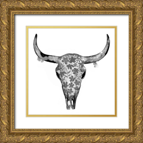 Botanic Mount II Gold Ornate Wood Framed Art Print with Double Matting by Popp, Grace