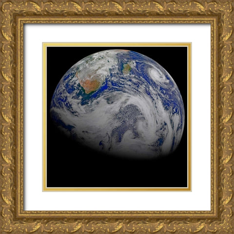 Space Photography III Gold Ornate Wood Framed Art Print with Double Matting by Unknown