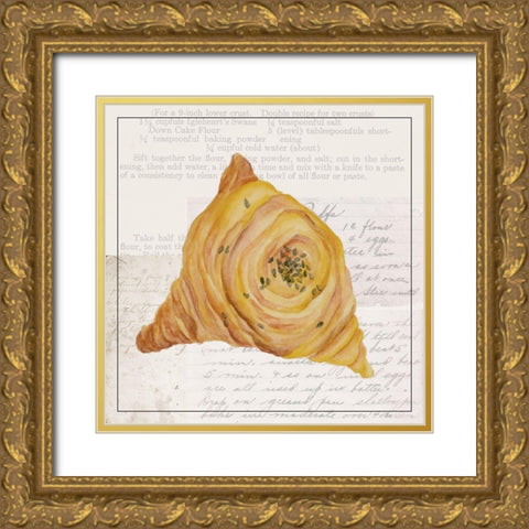 Sweet Tooth Pastries II Gold Ornate Wood Framed Art Print with Double Matting by Wang, Melissa