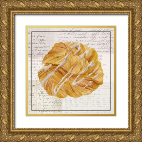 Sweet Tooth Pastries IV Gold Ornate Wood Framed Art Print with Double Matting by Wang, Melissa