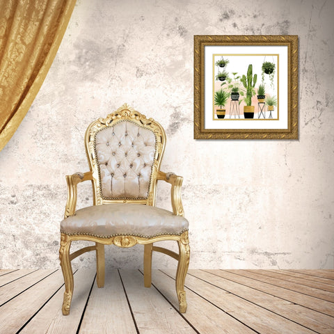 Indoor Oasis I Gold Ornate Wood Framed Art Print with Double Matting by Popp, Grace
